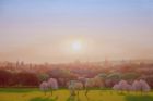 &#039;Oxford from South Parks, Spring Evening&#039; oil on canvas 60cm x 40cm