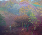 &#039;Autumn Rise&#039; 120cm x 100cm oil on canvas